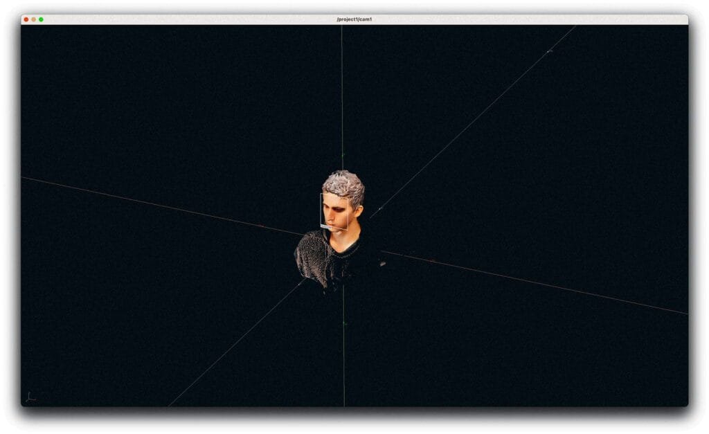 The Illusory Perception of Reality, 3D scan "NPC" by Steve Zafeiriou, 2024