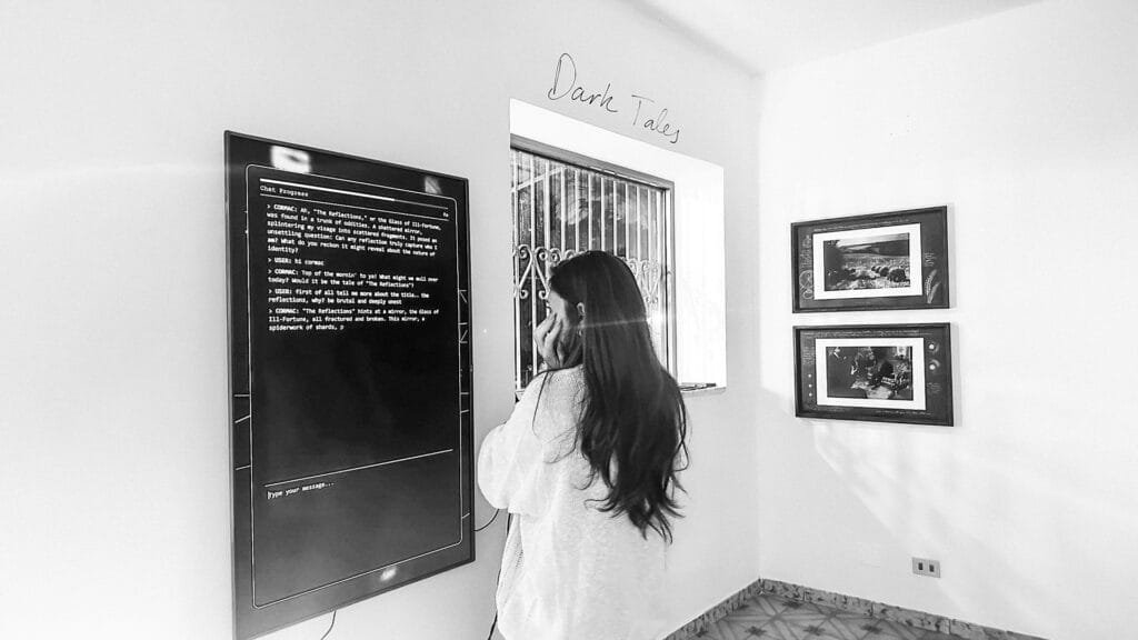 DarkTales by Vandalo Ruins - Public Archive Installation developed by Steve Zafeiriou, displayed at ALEF Festival