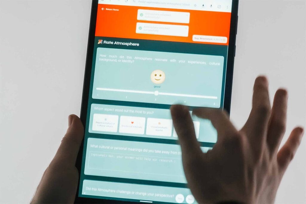 GeoVision V2 rating display showcasing user feedback and performance evaluations for the advanced geographic visualization system.