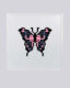 Black Generative Butterfly Art Print