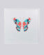 Pink and Blue Generative Butterfly Art Print