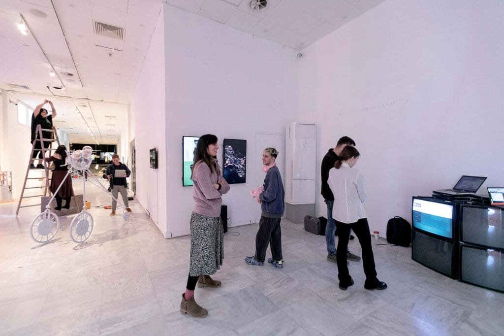Inspire Project 2023 workshop: Development of Sensorify Installation by Steve Zafeiriou. Photo Stefanos Tsakiris