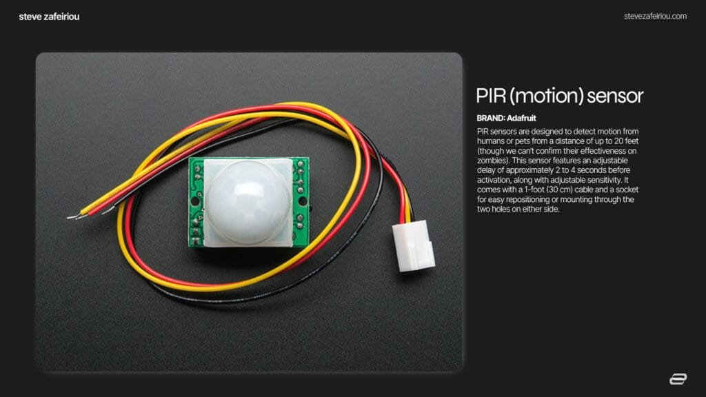 Motion Sensor Installations: PIR