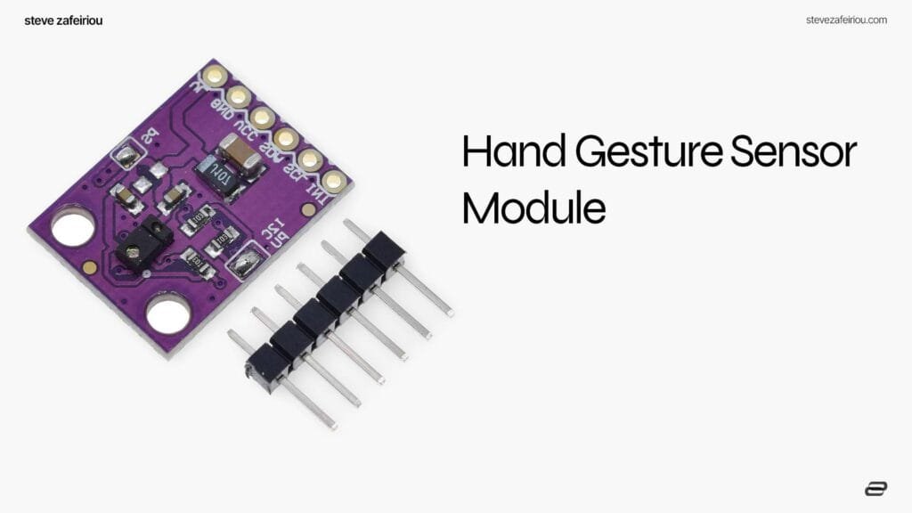 Best Sensors for Interactive Art: Operating voltage: 2.4V-3.6V, I2C interface, measuring range: 4-8 inches (10-20 cm). Features APDS-9960 sensor for ambient light, color measurement, proximity, and gesture detection.