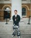 About Steve: Steve Zafeiriou portrait, from his exhibition at British Art Fair 2024, Saatchi Gallery London