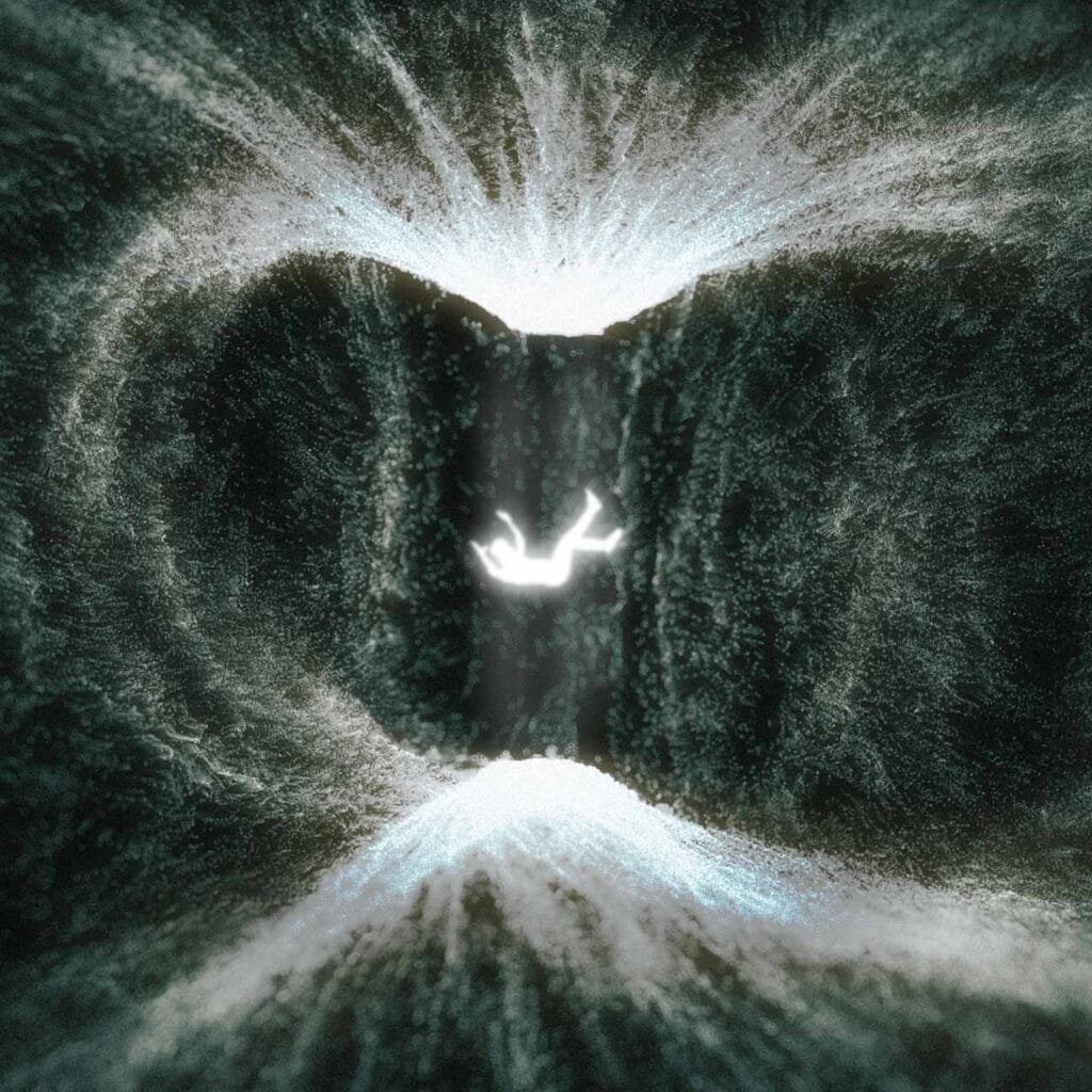 Spatial Existence, generative artwork by Steve Zafeiriou developed using Touchdesigner. Edition 1