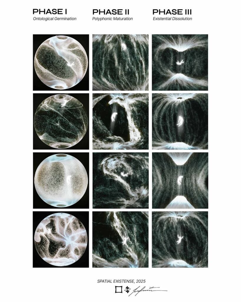 Spatial Existence, limited edition generative artworks collection by Steve Zafeiriou developed using Touchdesigner. Editions of 10