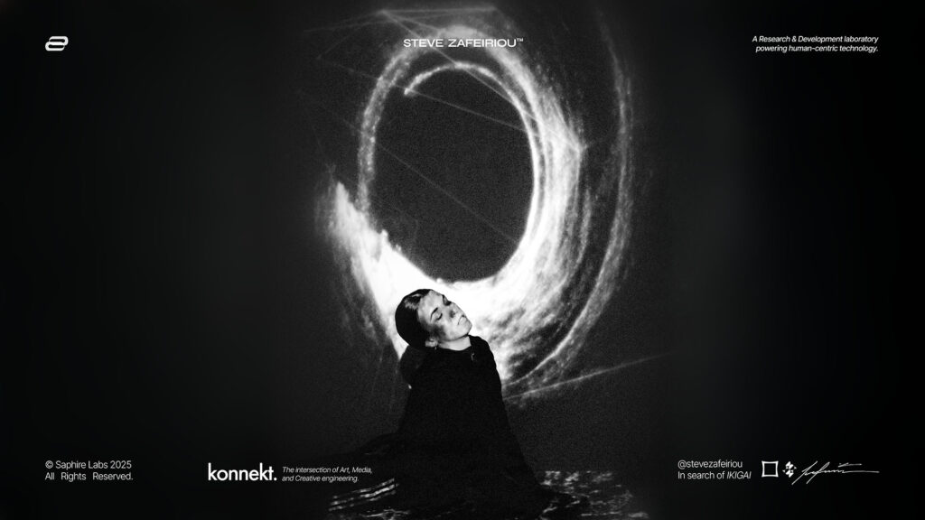 Abstract interactive-art visual exploring how perception differs from reality, used as the cover image for a 2025 article on cognitive bias and predictive processing.