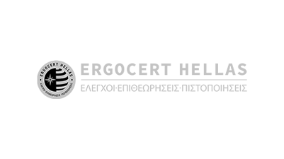 Art and Technology Services 6 ErgoCert Hellas logo – certification, ergonomics, and quality assurance organization.
